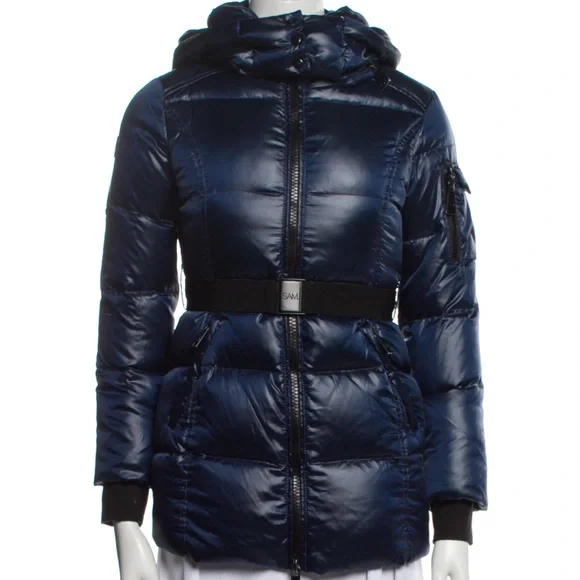 Sam belted puffer - Picture 1 of 2